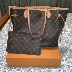Louis Vuitton Never Full MM (with wallet)
